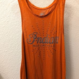 Indian Motorcycle tank- Rust color women's S